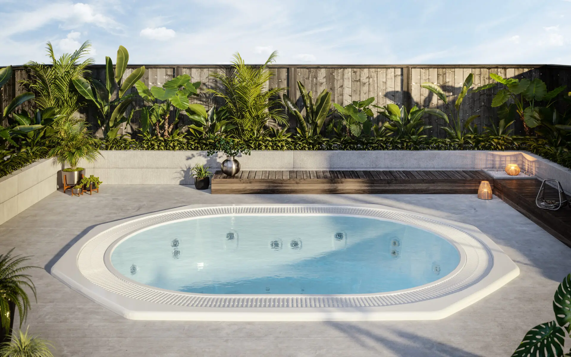 Cloudy water in hot tubs: how to avoid it 1 005 IBERSPA Roma ambient cloudy 2 1