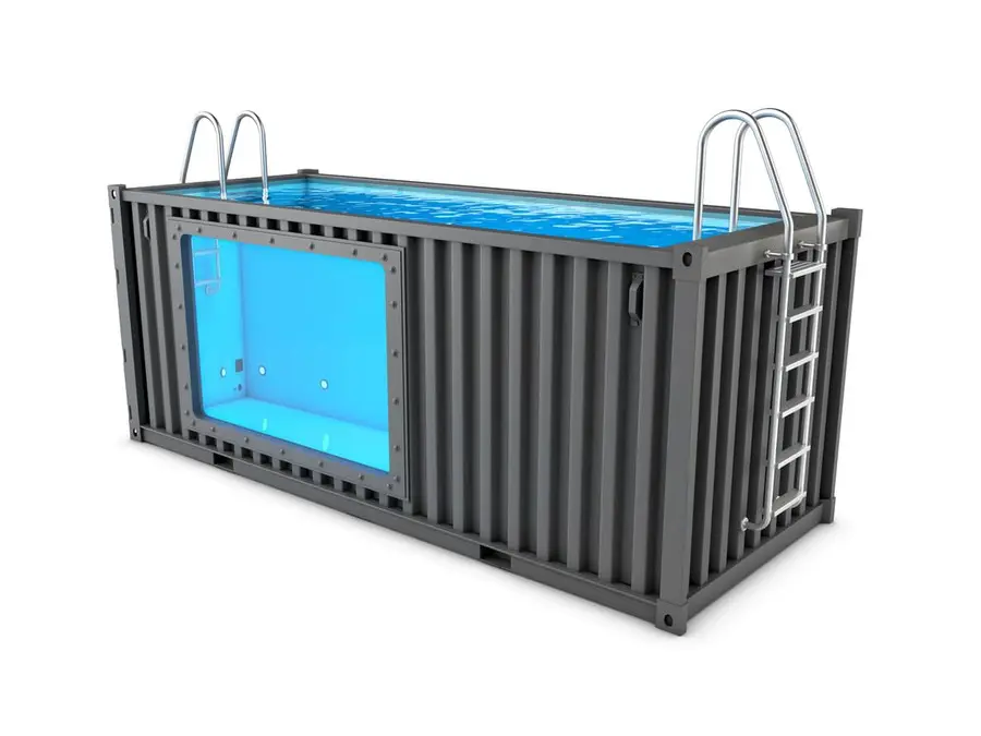 swimming pool containers 1